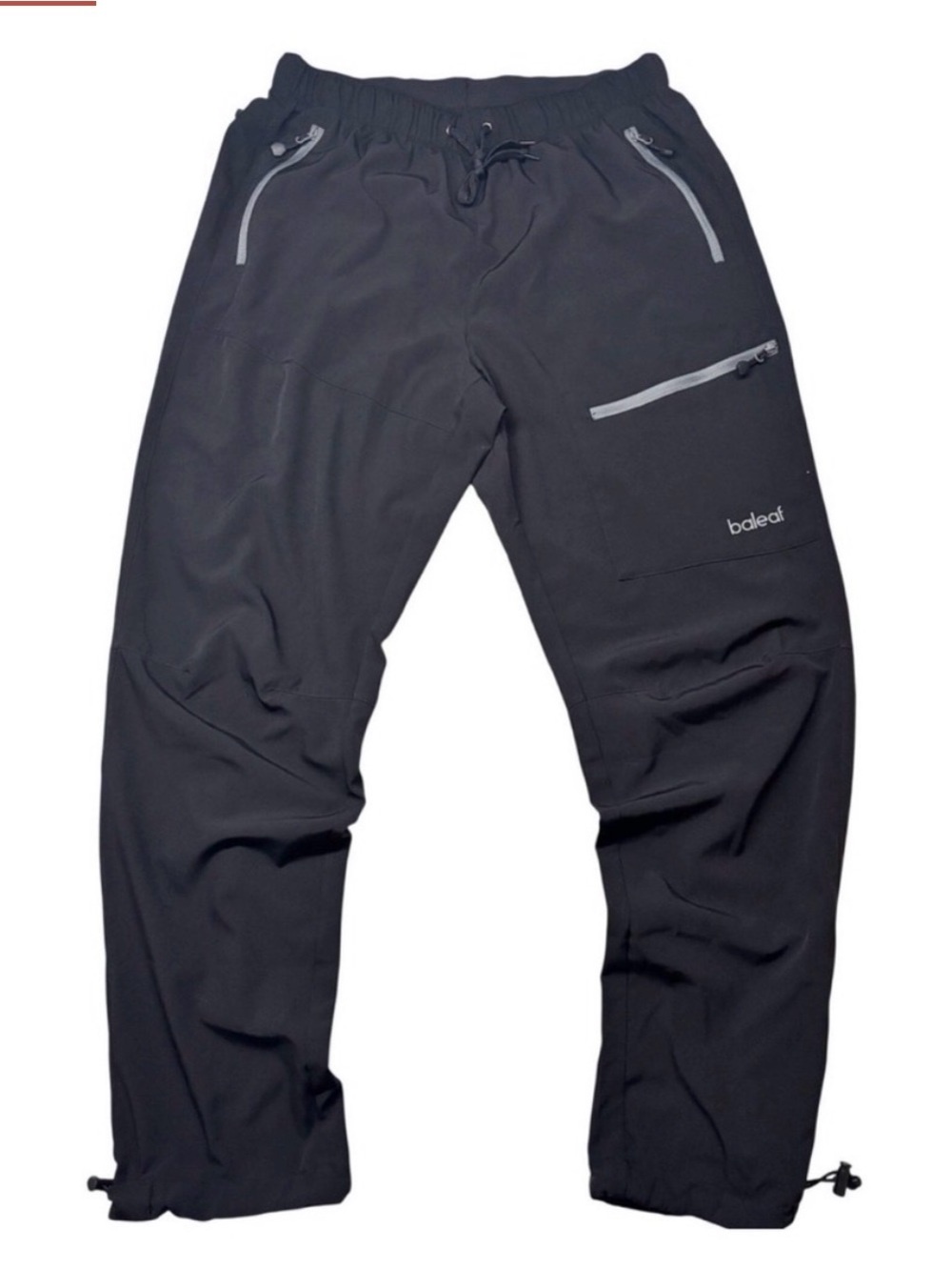 Baleaf Gray Lightweight Hiking Travel Cargo Pants Quick Dry Adjustable Hem XL
